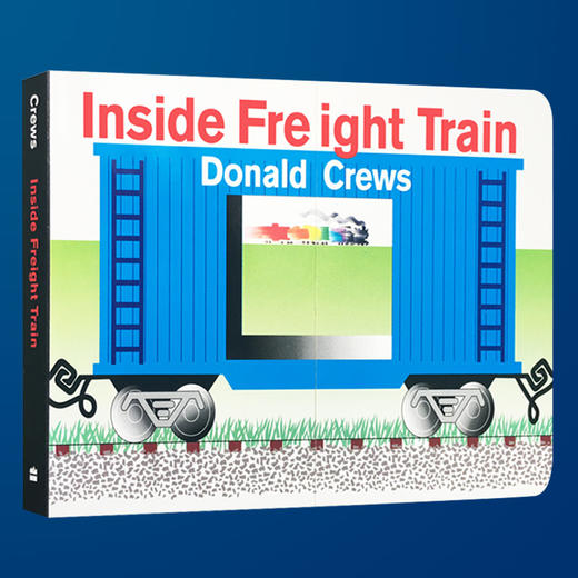 英文原版绘本 Inside Freight Train 火车的里面 亲子游戏互动图画书 0-1-3-6岁英语启蒙阅读早教育儿童书 货运列车里 正版进口 商品图3