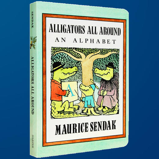 小鳄鱼学字母 英文原版绘本 Alligators All Around Board Book 廖彩杏书单 拼读纸板书 英文字母认知 英文版进口书 商品图3