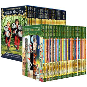 英文原版 Magic Tree House 1-53 新版神奇树屋全册套装1-28 梅林的任务1-25 儿童英语桥梁章节趣味故事书 科普探险小说