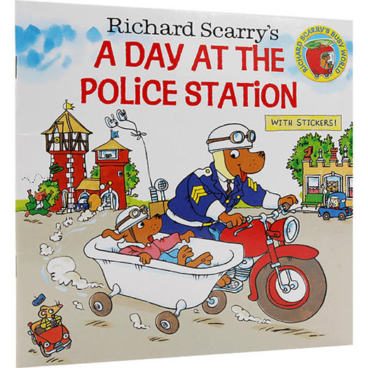 进口英文原版儿童绘本 Richard Scarry’s A Day at the Police Station 警察局的一天 英文版原版 斯凯瑞金色童书 启蒙进口书 商品图0