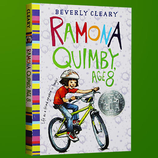 英文原版绘本 美国进口 1982年纽伯瑞银奖 Ramona Quimby, Age 8 雷梦拉八岁了 平装 儿童桥梁章节书 儿童小说 永远的雷梦拉系列 商品图1