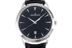 ZF版本      积家超薄大师Q1288420腕表优雅登场。极致简约，成就经典，干净素雅，商务首选。