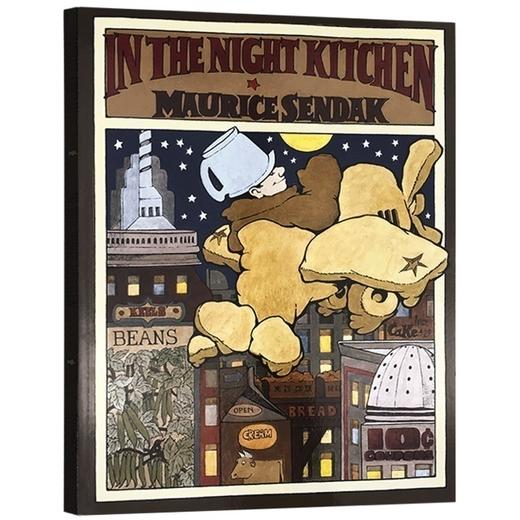 午夜厨房 英文原版绘本 In the Night Kitchen 凯迪克银奖 厨房之夜狂想曲 英文版 莫里斯桑达克图画书三部曲 商品图0