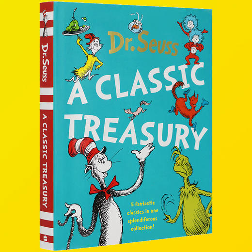 英文原版绘本 A CLASSIC TREASURY 苏斯博士经典5本合集精装书 Dr. Seuss 英文版正版进口书 商品图1