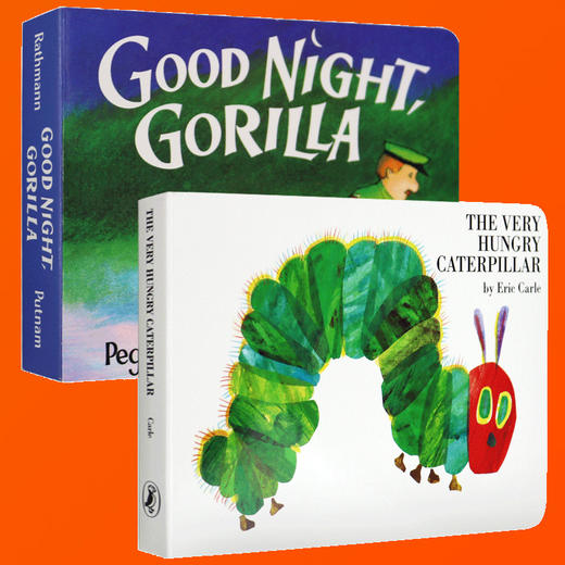 英文原版绘本 the very hungry caterpillar 饥饿的毛毛虫 儿童启蒙英文版纸板洞洞 Good Night Gorilla 晚安大猩猩 商品图3