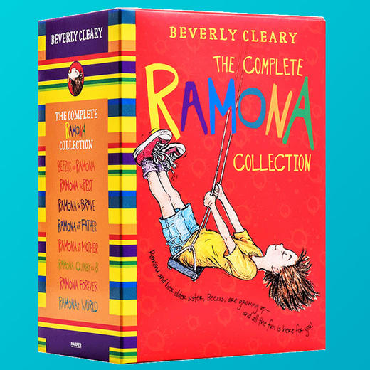 雷梦拉系列全8册套装 英文原版小说 The Complete Ramona Collection 纽伯瑞奖 儿童文学 小学生课外阅读英文版进口桥梁书正版 商品图3