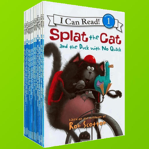 儿童英文原版绘本 Splat The Cat 啪嗒猫16册 I Can Read 吴敏兰书单 儿童启蒙自然拼读阅读材料Phonics 英文版进口书 商品图2