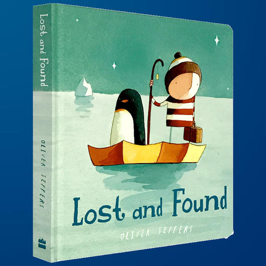 远在天边 英文原版绘本纸板书 Lost and Found 迷路的小企鹅 英文版智慧小孩亲子绘本 Oliver Jeffers书单 英语书 商品图3