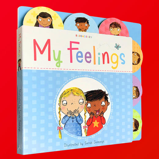 我的感受 英文原版绘本 My Feelings 儿童启蒙情绪绘本 大开本翻翻纸板书 亲子互动早教躲猫猫英文版正版进口图画书  0-3-6岁 商品图2