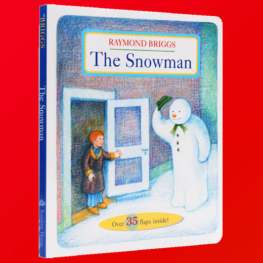 The Snowman 雪人趣味翻翻书 英文原版儿童绘本纸板书 Raymond Briggs 波士顿环球号角图画书奖 经典故事书 英文版进口书 商品图2