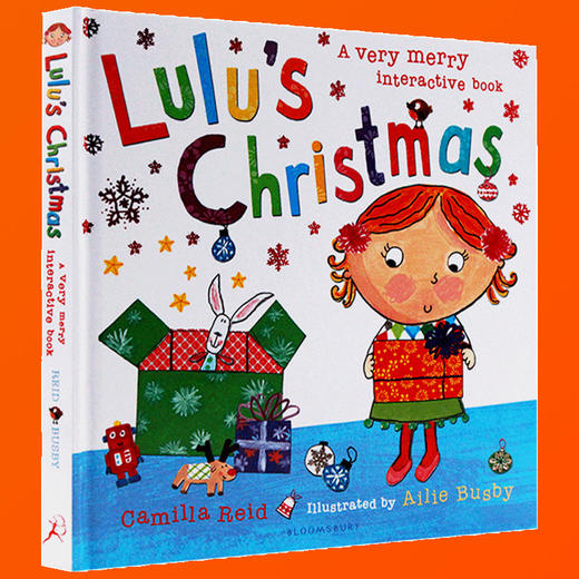 英文原版Christmas圣诞绘本 Lulus Christmas 露露的圣诞节 精装翻翻书 Lulus系列 幼儿启蒙认知圣诞节绘本 商品图3