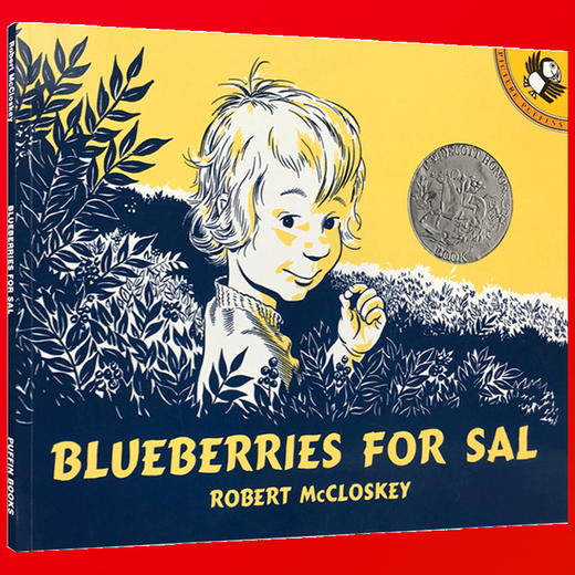 英文原版绘本 小塞尔采蓝莓 凯迪克大奖绘本 Blueberries for Sal: StoryTape  汪培珽英文书单 英文绘本 正版进口书 平装 商品图1