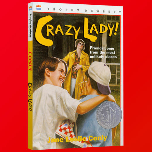 谁知我心 英文原版绘本 Crazy Lady 疯狂的女士 英文版青少年小说 纽伯瑞银奖 儿童文学读物 正版进口书 商品图3