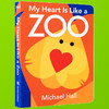 My Heart Is Like a Zoo 心形动物园 英文原版 0-3-6岁幼儿早教创意形状认知绘本 激发儿童想象力启蒙进口纸板书 Michael Hall 商品缩略图1
