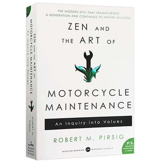 禅与摩托车维修艺术英文原版zen And The Art Of Motorcycle Maintenance 英文版小说经典哲学读物正版英语书 华研外语