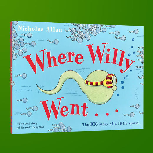 正版小威向前冲 英文原版 Where Willy Went 小威利向前冲 性教育 生理健康知识启蒙 进口儿童科普故事书 英文版亲子共读绘本 商品图3