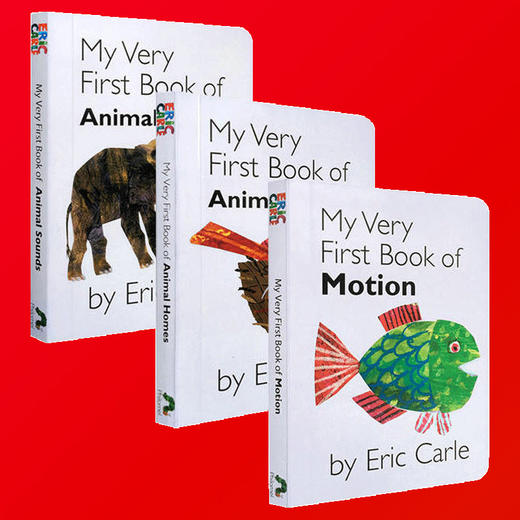 Eric Carle 我的第一本动物叫声 英文原版 My Very First Book of Animal 艾瑞卡尔爷爷 英文版正版进口1-2-3岁宝宝绘本纸板书 商品图1