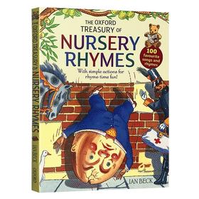 英文原版绘本 牛津英语儿歌宝库 The Oxford Treasury of Nursery Rhymes 互动游戏绘本 幼儿童音乐艺术启蒙 2-6岁 儿童谣歌谣绘本