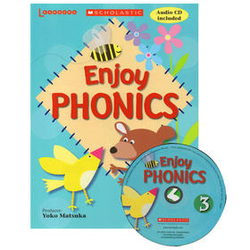  学乐自然拼读法第三册 英文原版书 Scholastic Enjoy Phonics 3 幼儿自然拼读教材 英文版进口书