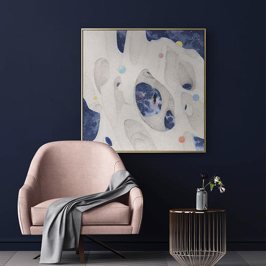 彭博 仟象映画现代客厅三联画装饰画 商品图3