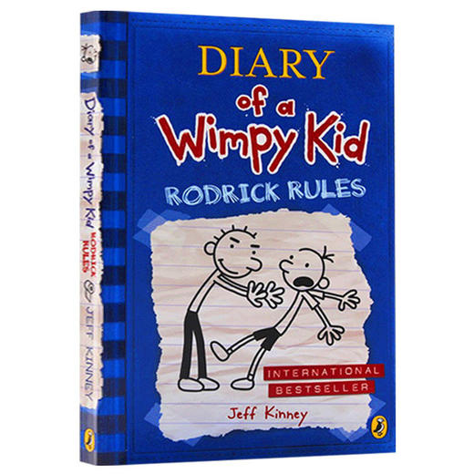 小屁孩日记2 罗德里克法则 英文原版小说 Diary of a Wimpy Kid Rodrick Rules 进口儿童图画故事漫画文学书籍 商品图1