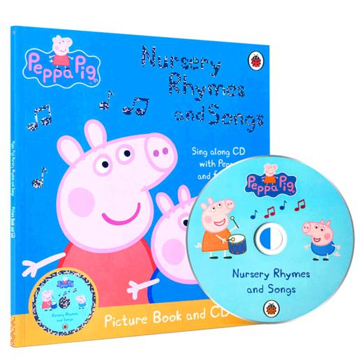 英文原版绘本 Peppa Pig 粉红猪小妹佩琪幼儿园经典韵文童谣 Nursery Rhymes and Songs with CD 小猪佩奇儿歌童谣 正版进口书 商品图4