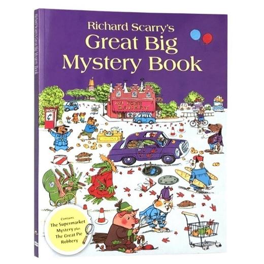 迷迷糊糊的侦探 英文原版绘本 Richard Scarrys Great Big Mystery Book 斯凯瑞金色童书 英文版儿童启蒙侦探故事书 商品图0