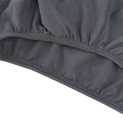 （清仓款，不退换，颜色随机，白色为主，宝蓝灰色）SCHIESSER/舒雅男士舒美棉三角内裤2条装    35/2058S 商品图2