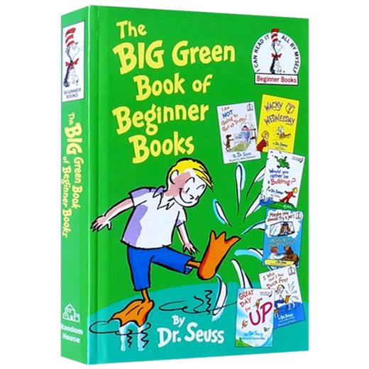 英文原版绘本 苏斯博士故事选集6合1 The Big Green Book of Beginner Books 大绿书 Dr Seuss书单 儿童入门故事图画书 商品图4
