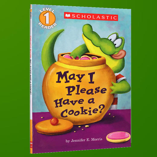 英文原版分级读物书 May I Please Have A Cookie 我可以吃块饼干吗 英文版 学乐正版英语书 4-8岁儿童礼貌启蒙绘本 商品图1