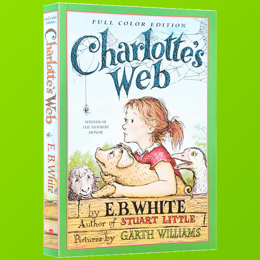 夏洛的网 全彩插图 Charlotte's Web 夏洛特的网 英文原版 中小学英语学习教程教材课外阅读书 少年儿童文学经典 畅销书籍7-12岁 商品图3