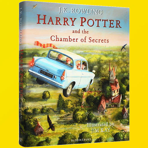 哈利波特与密室插图精装彩绘版书 英文原版 哈利波特插画本 Harry Potter and Chamber of Secrets JK罗琳 英文版进口书 商品图2