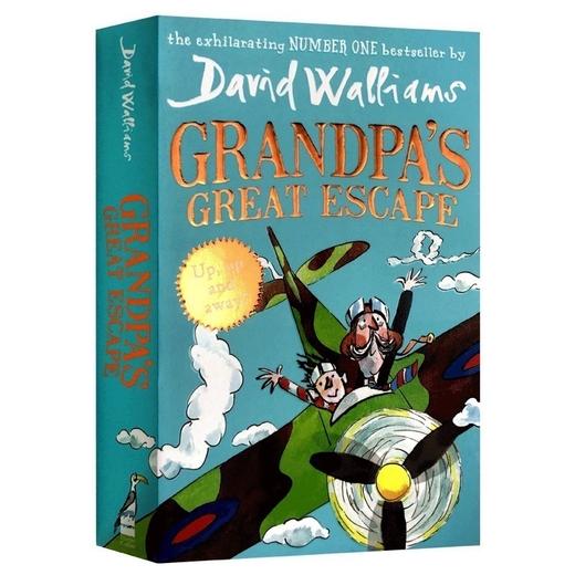 飞行员爷爷的空中逃亡 英文原版 Grandpa’s Great Escape 大卫少年幽默小说系列 罗尔德达尔继承人David Walliams 商品图1