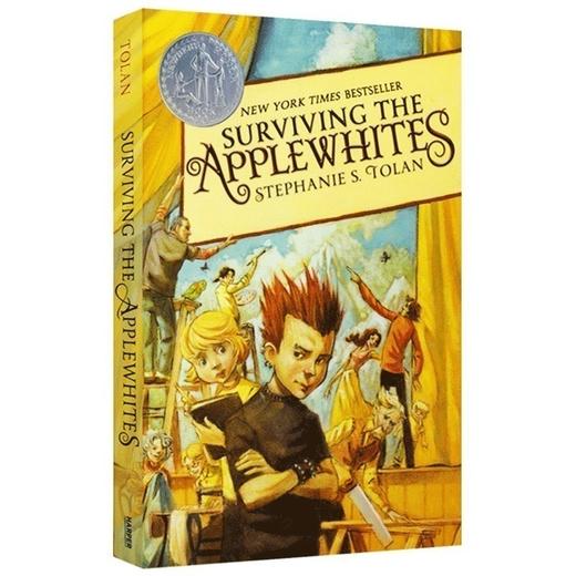 爱波怀特家庭学校生存记 英文原版青少年小说 Surviving the Applewhites 纽伯瑞银奖 英文版儿童文学书 进口书 商品图0