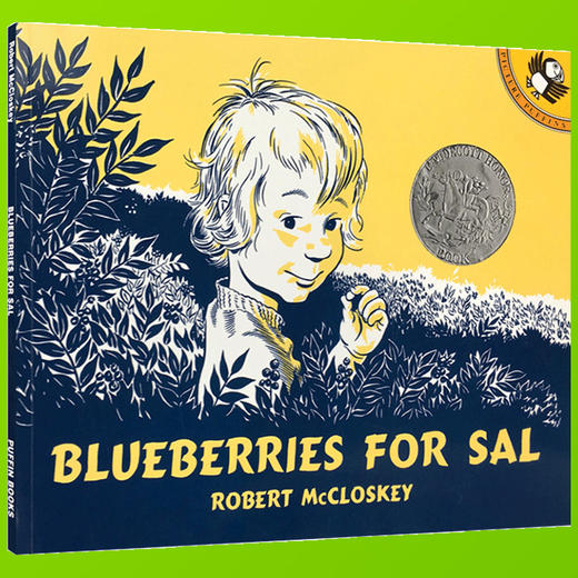 英文原版绘本 小塞尔采蓝莓 凯迪克大奖绘本 Blueberries for Sal: StoryTape  汪培珽英文书单 英文绘本 正版进口书 平装 商品图3