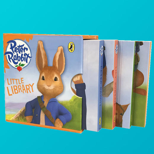 正版 彼得兔动画 小小图书馆 英文原版 Peter Rabbit Animation: Little Library 动物绘本迷你纸板书 英文版进口书籍 商品图1