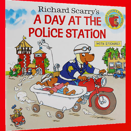 进口英文原版儿童绘本 Richard Scarry’s A Day at the Police Station 警察局的一天 英文版原版 斯凯瑞金色童书 启蒙进口书 商品图3