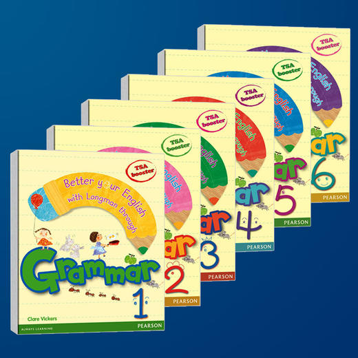 培生英文原版朗文小学教材英文语法提升1-6册 Pearson Better your English with Longman through Grammar 1-6 进口少儿英语语法 商品图2