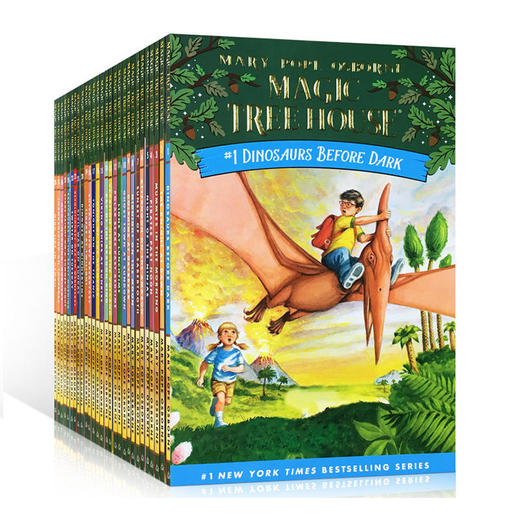 神奇树屋 英文原版小说1-28册 Magic Tree House 儿童英语章节趣味故事书 美国小学生课外读物探险科普桥梁书籍 商品图2