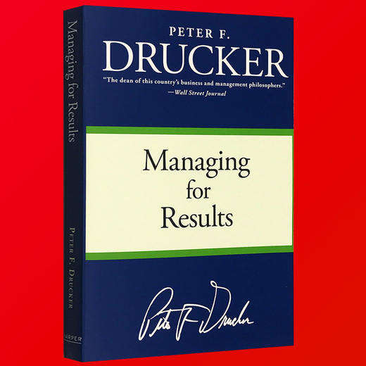 英文原版 Managing for Results 成果管理 Peter F. Drucker 彼得德鲁克经管 英文版进口管理学书 正版 商品图3