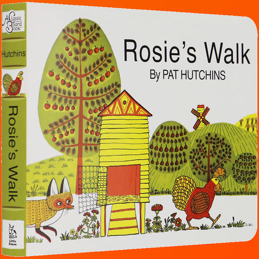 母鸡萝丝去散步 英文原版绘本 廖彩杏书单  英文版幼儿童英语启蒙绘本书 纸板书 Rosies Walk Board Book 图画故事 商品图3