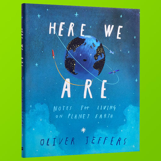 我们在这里 英文原版绘本 Here We Are 我们的地球家园 Oliver Jeffers 新作 智慧小孩系列 精装 英文版 进口原版英文书 商品图1