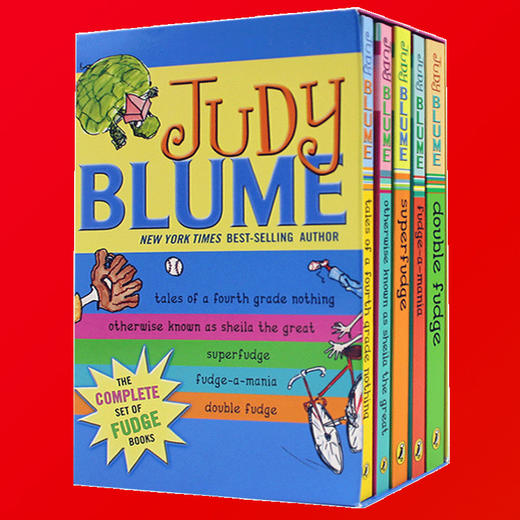 朱迪布鲁姆幽默成长小说系列 Judy Blume's Fudge Box Set 5本 英文原版进口儿童读物英语书籍 章节 桥梁书 纽约时报畅销儿童小说 商品图2