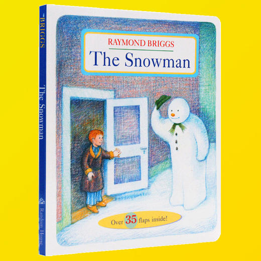 The Snowman 雪人趣味翻翻书 英文原版儿童绘本纸板书 Raymond Briggs 波士顿环球号角图画书奖 经典故事书 英文版进口书 商品图1