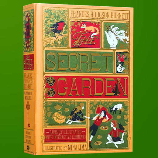 秘密花园 英文原版 The Secret Garden  经典童话 英文版启蒙英语阅读故事小说 全彩插图版机关书 亲子互动读物进口书籍 商品图2