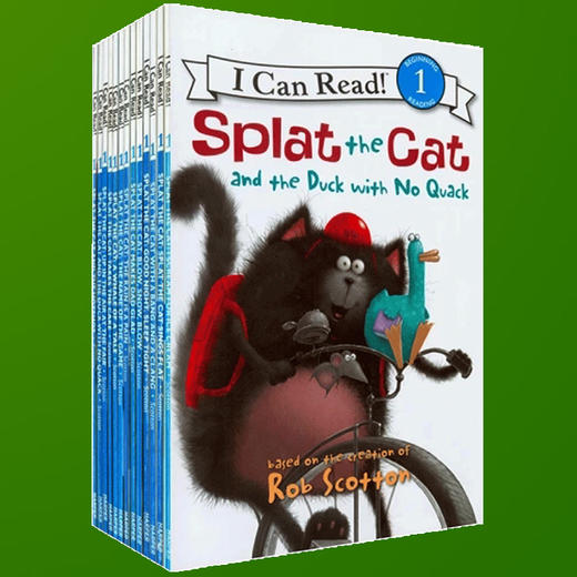 儿童英文原版绘本 Splat The Cat 啪嗒猫16册 I Can Read 吴敏兰书单 儿童启蒙自然拼读阅读材料Phonics 英文版进口书 商品图3