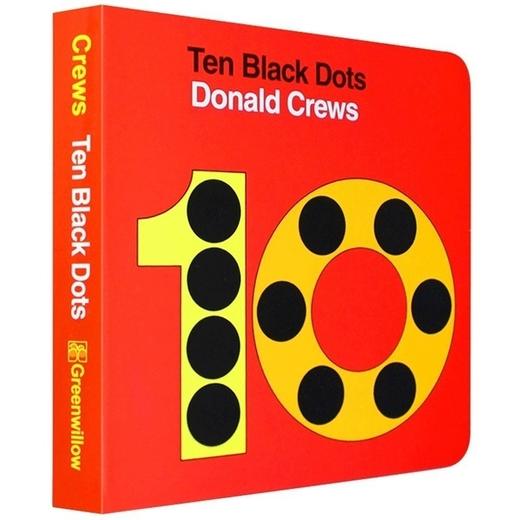 Ten Black Dots 10个小黑点纸板书 Donald Crews 吴敏兰 张湘君推荐绘本123 第47本 0-3岁儿童启蒙早教图画书 英文原版进口书 商品图0