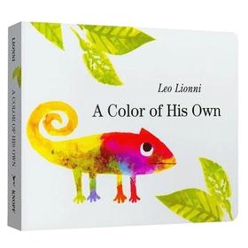 正版 吴敏兰书单 自己的颜色 英文原版绘本 纸板书 A Color of His Own 凯迪克奖作者李欧李奥尼 Leo Lionni 英文版英语书