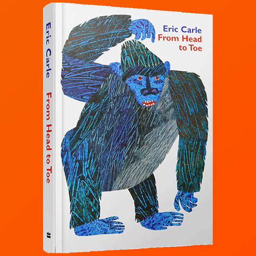 From Head to Toe 从头动到脚 英文原版 儿童绘本纸板书 eric carle 艾瑞卡尔爷爷 吴敏兰书单 1-2-3-4岁儿童绘本 英文版 商品图3