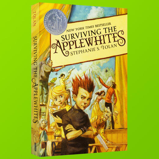 爱波怀特家庭学校生存记 英文原版青少年小说 Surviving the Applewhites 纽伯瑞银奖 英文版儿童文学书 进口书 商品图1